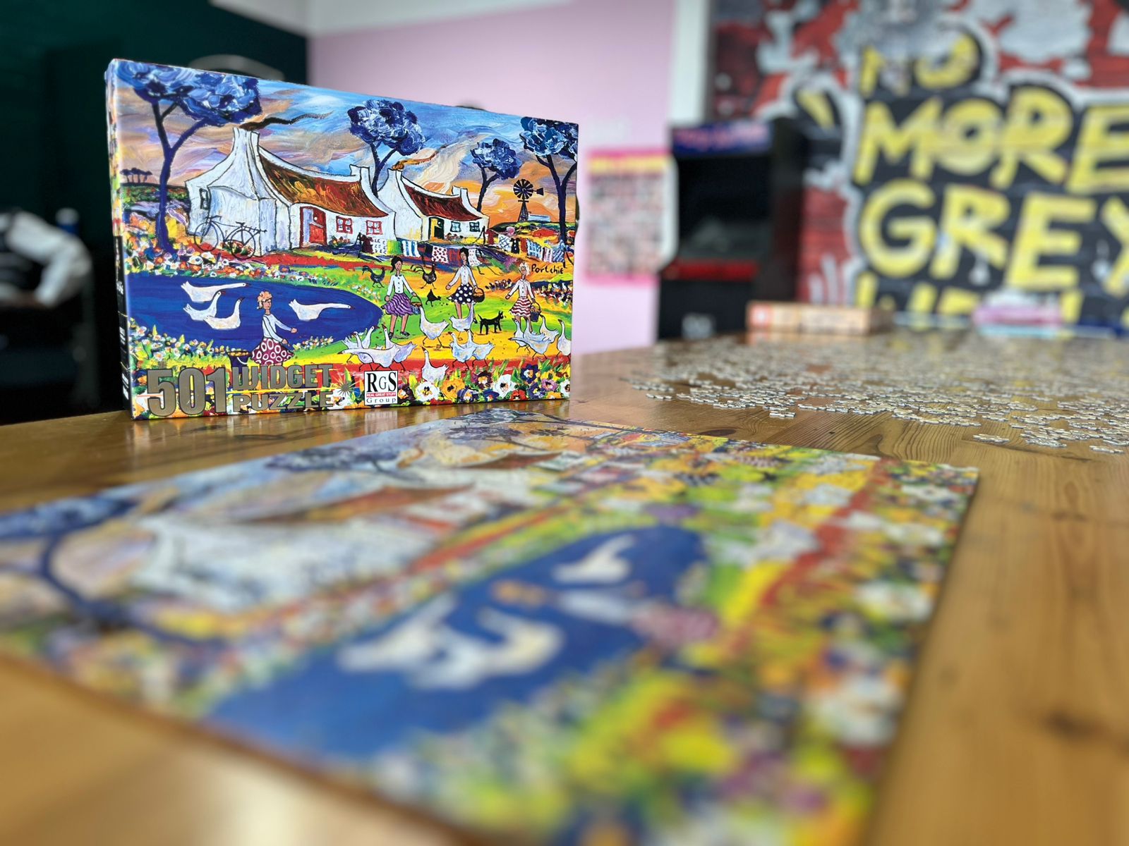 Board games and puzzle corner