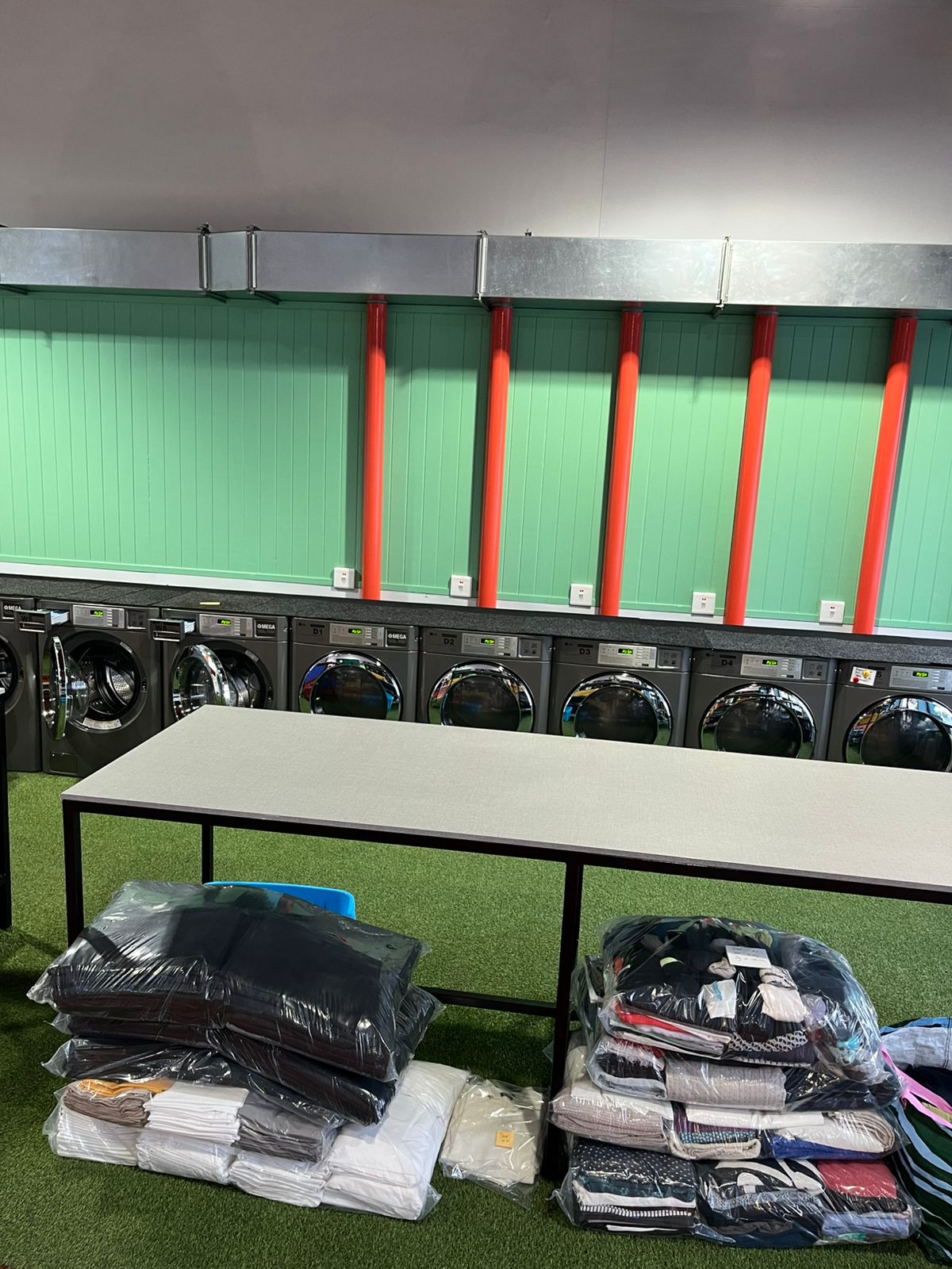 Dryer area view