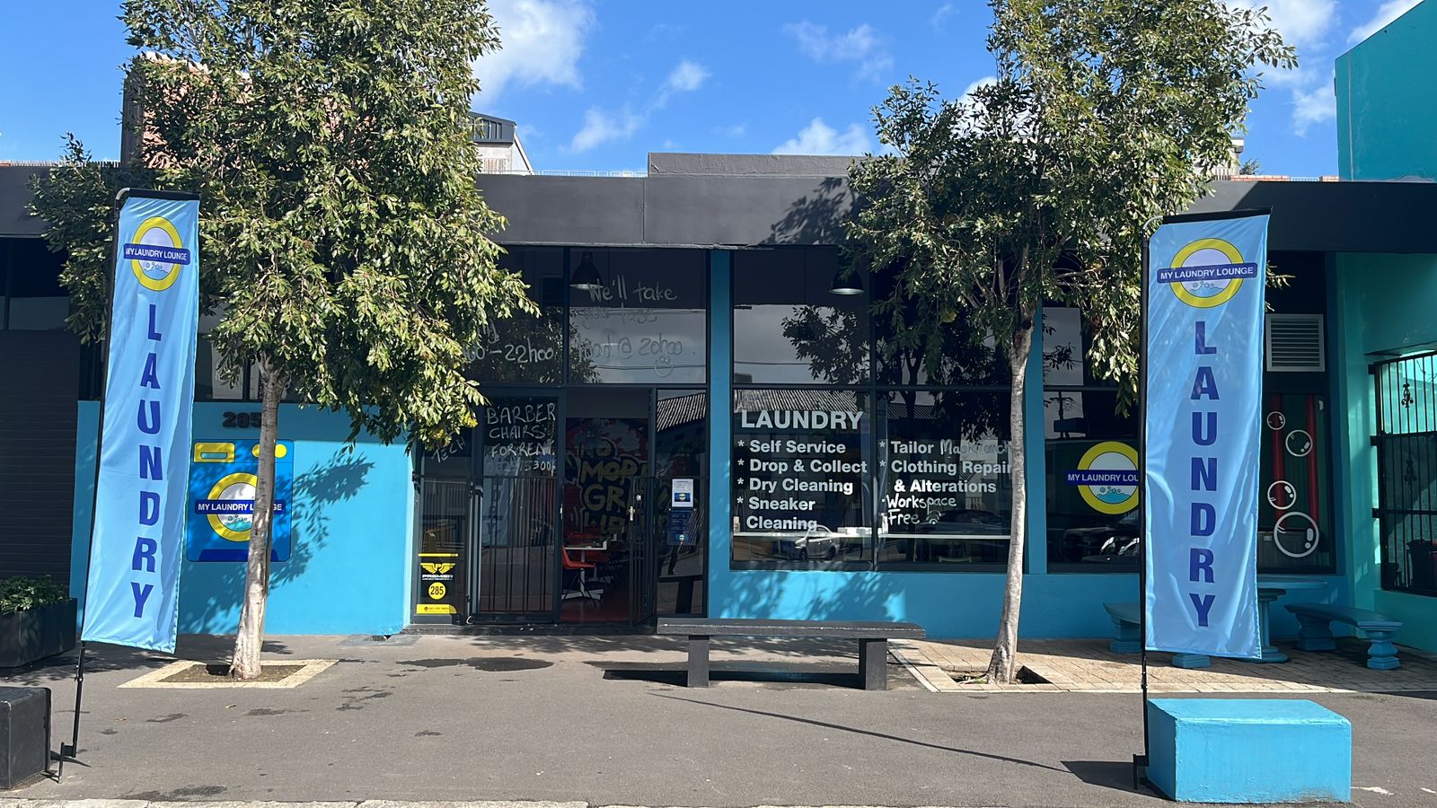 Exterior storefront